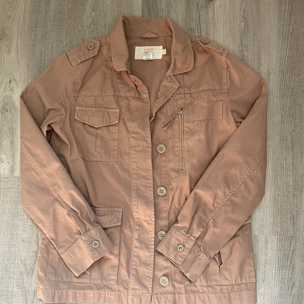 J.Crew Classic Twill Chino Jacket in Tan 8